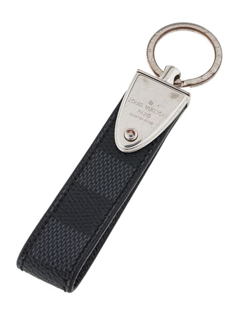 louis vuitton key holder damier graphite